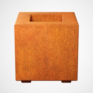 Corten CUBO 1 Blumentopf
