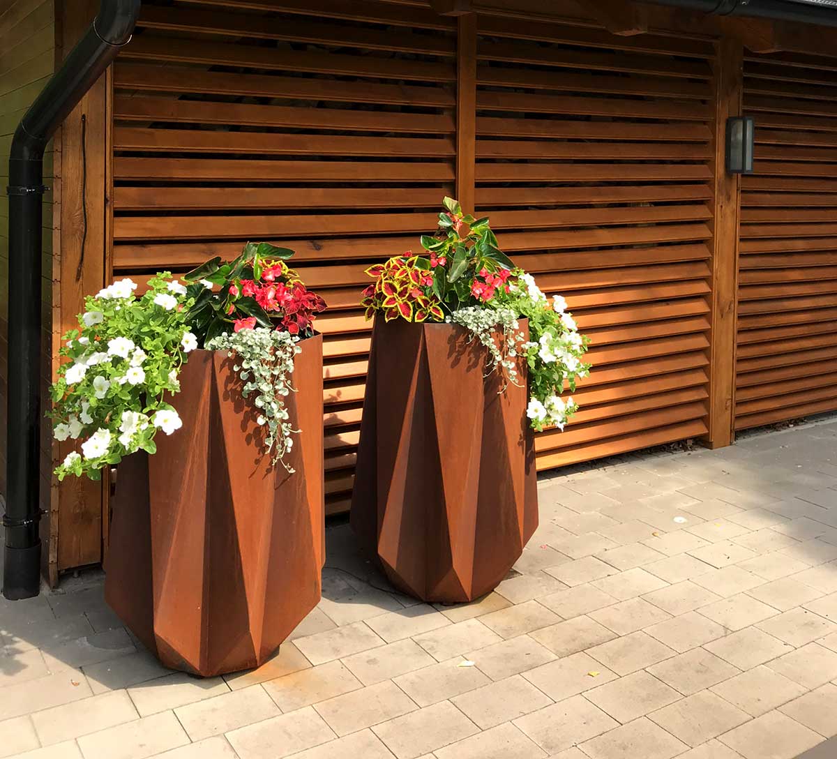Lonec za rože Corten CRISTAL