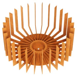 Vrtni kamin/kurišče Corten FUEGO ZM