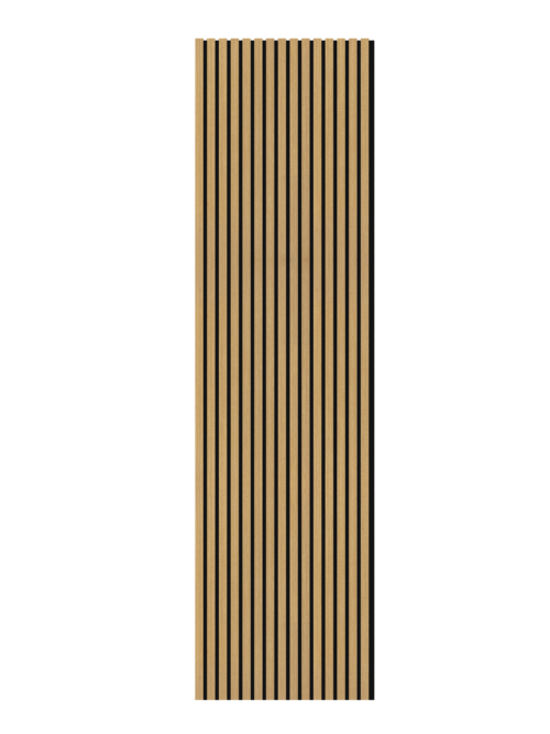 DELUX Akustični leseni paneli 300x60 cm - Oljen/Temni Hrast - Slika 3